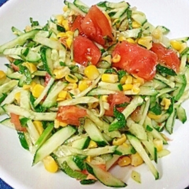 キレイ応援朝食 きゅうり トマトのコーンサラダ レシピ 作り方 By Nyan260 楽天レシピ キレイ応援朝食 きゅうり トマトのコーンサラダ レシピ 作り方 By Nyan260 楽天レシピ